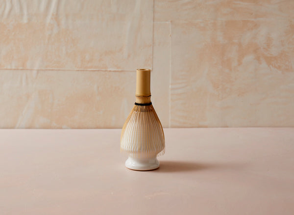 White Chasen Naoshi (Matcha Whisk Holder)