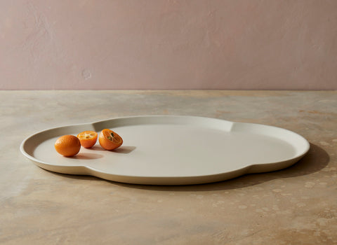 Lotus Tray, White