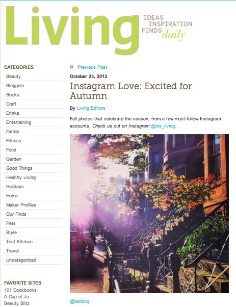 Living - Instagram Love