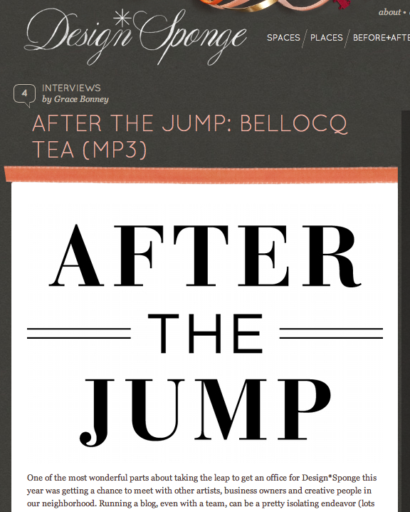 AFTER THE JUMP - BELLOCQ TEA (MP3)