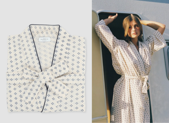 Kimono Chloé Bleu