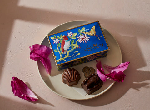 Louis Sherry 12-Piece Tin, Bird and Butterfly