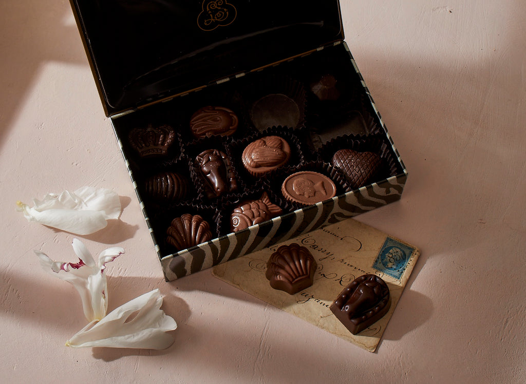 Louis Sherry Chocolate, Vreeland Red, 12-Piece