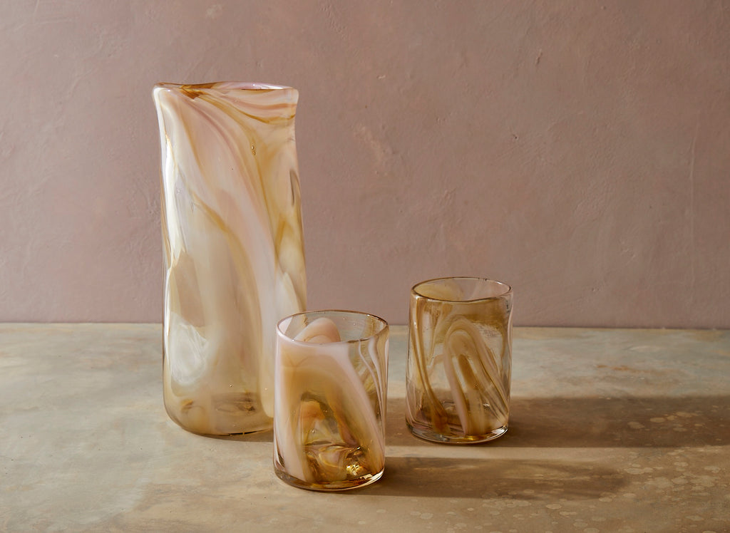 Frankie Hand Blown Glass Carafe