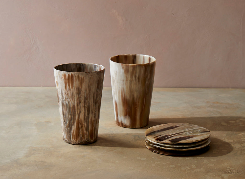 Crafted by talented artisans in East Africa, the Okoa Horn Cup is crafted from natural Ankole cow horn. 