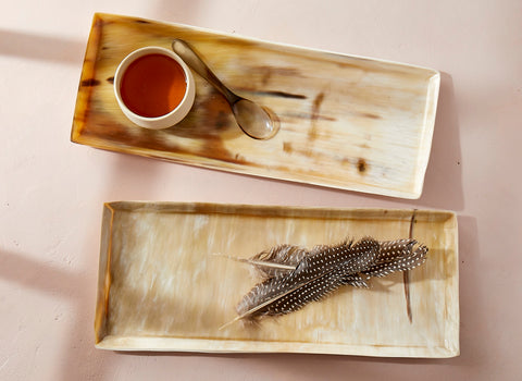 Kubeba Horn Tray, Light