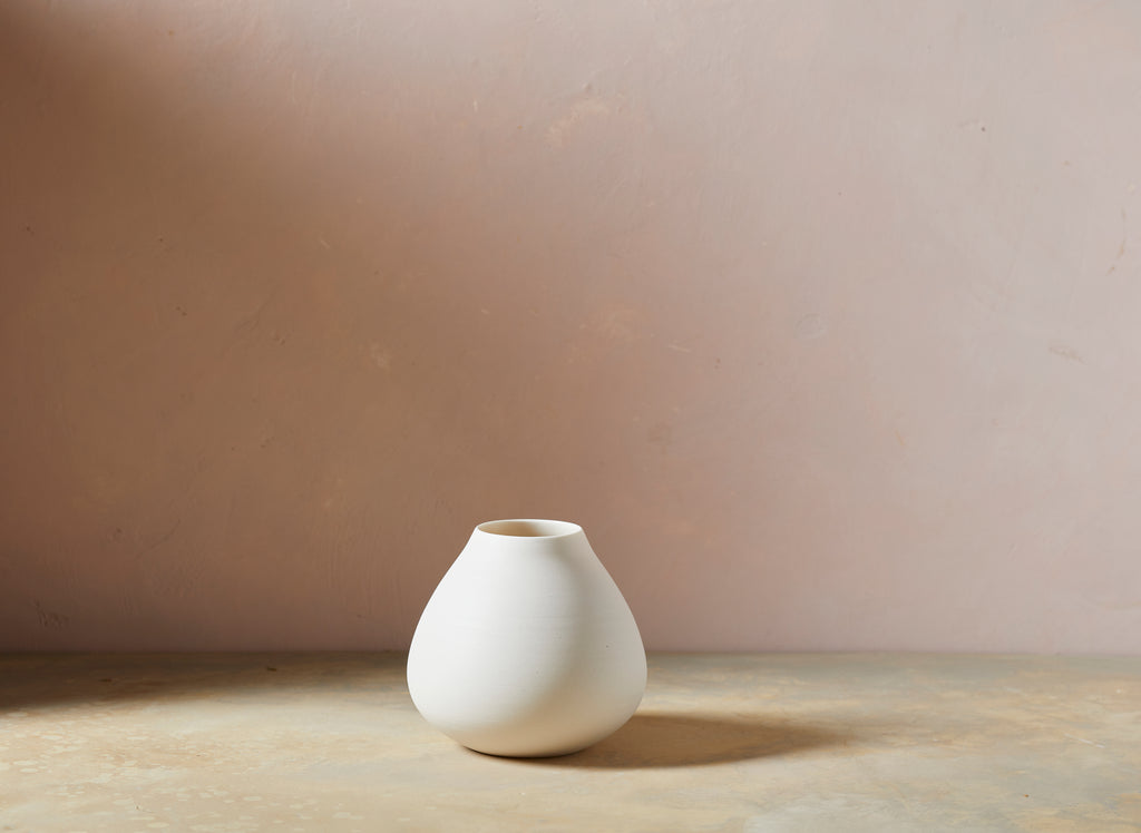 Porcelain Fig Vase