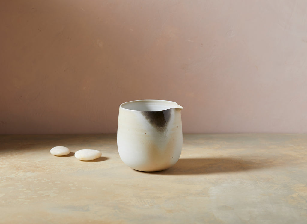 Porcelain Pouring Vessel, Wood and Soda Fired