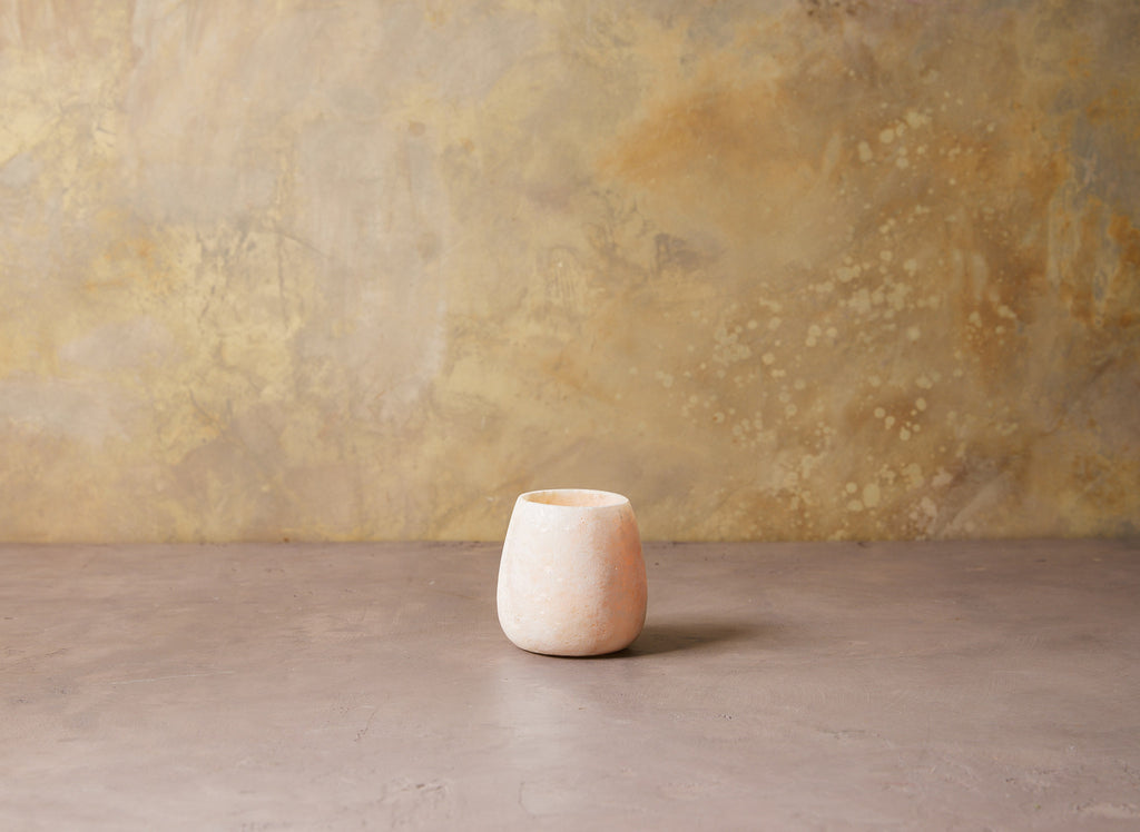 Egyptian Alabaster Candle Holder