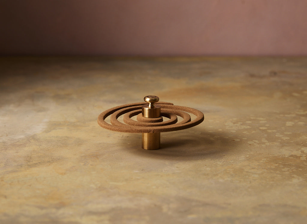 Solid Brass Coil Incense Holder
