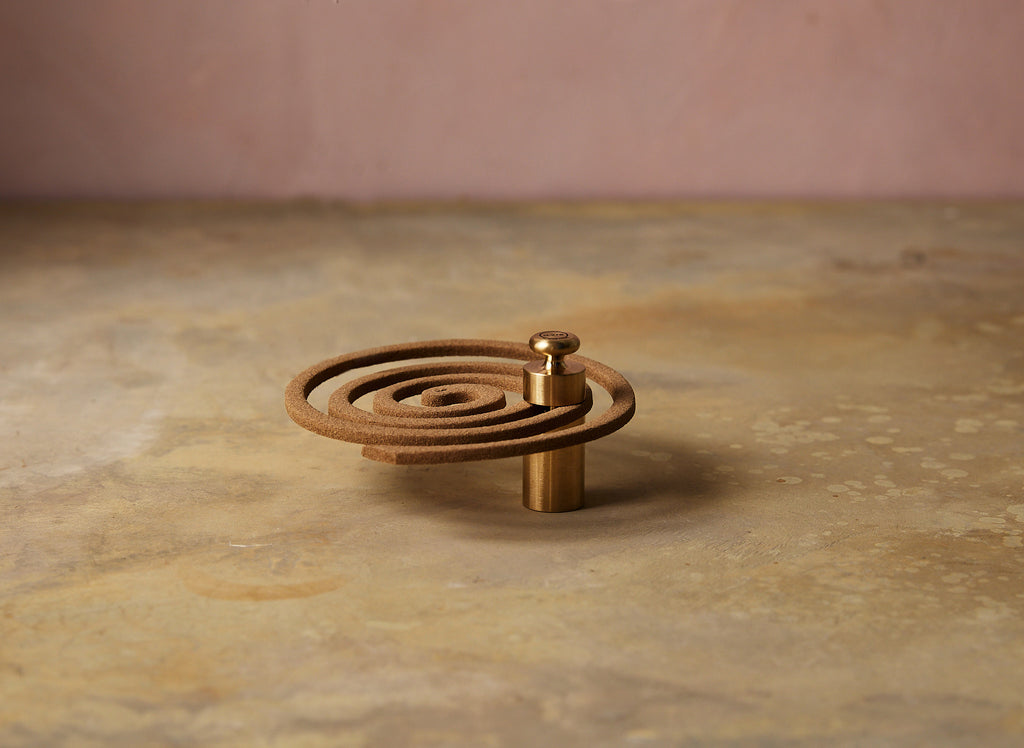 Solid Brass Coil Incense Holder