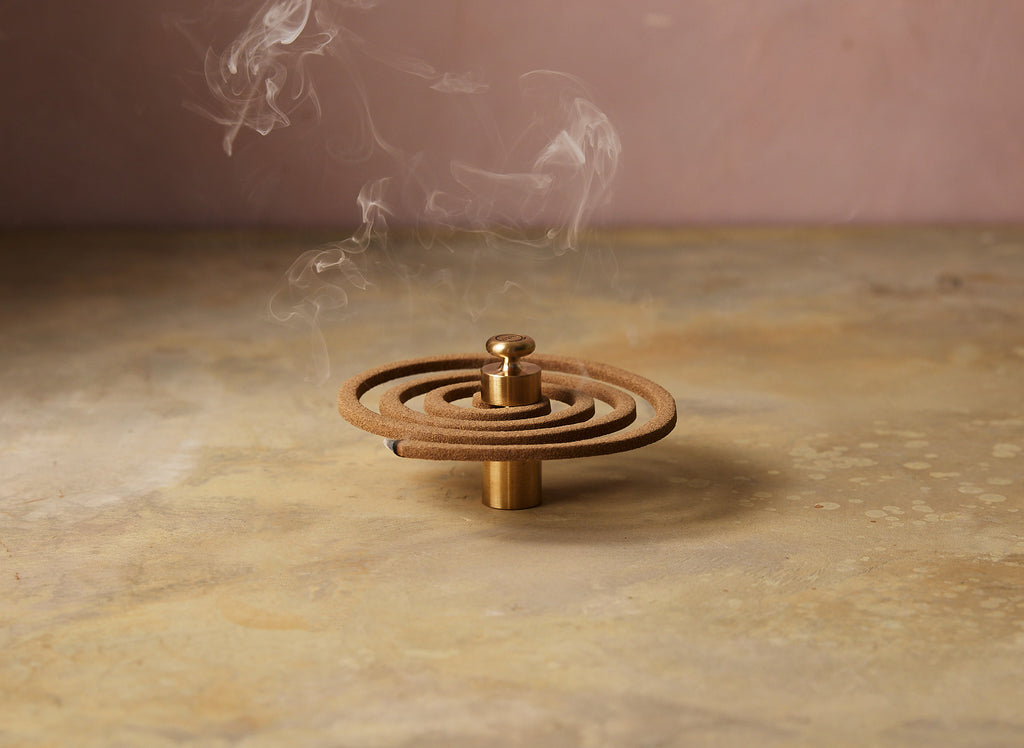 Solid Brass Coil Incense Holder