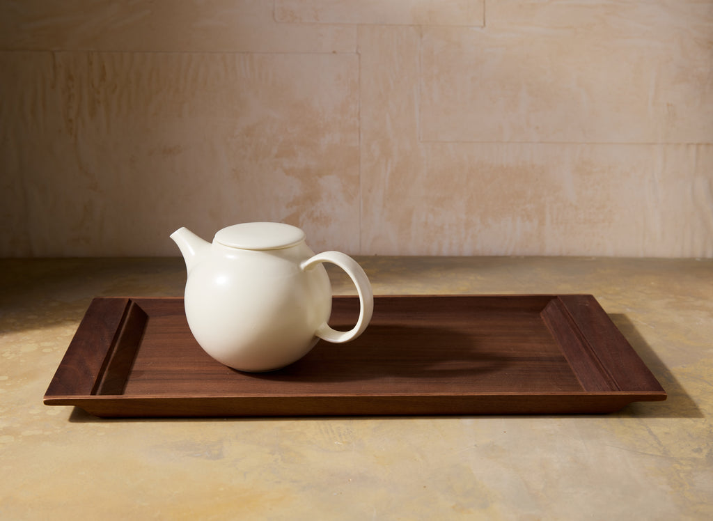Walnut Breakfast Tea Tray