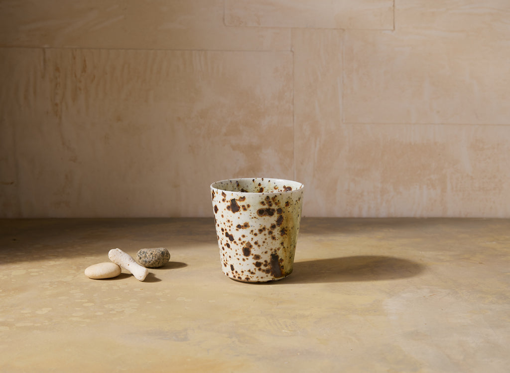 Porcelain Cup with Basalt
