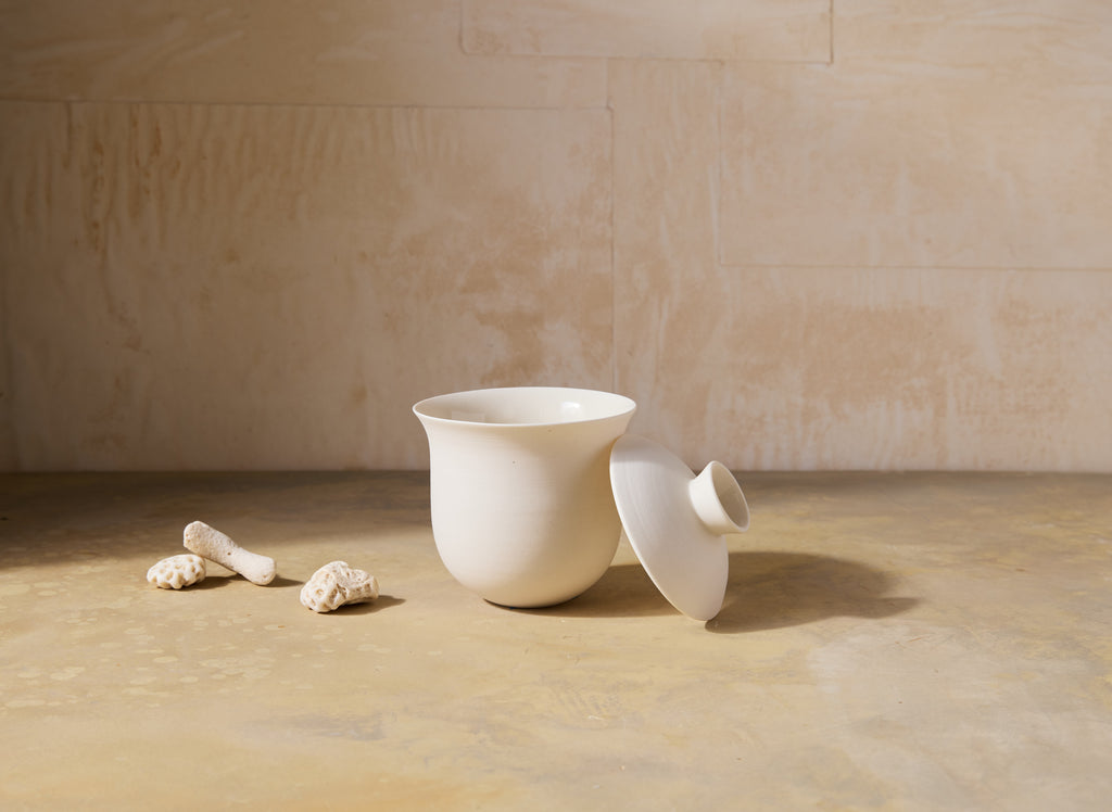 Porcelain Gaiwan, Tall 2-Piece