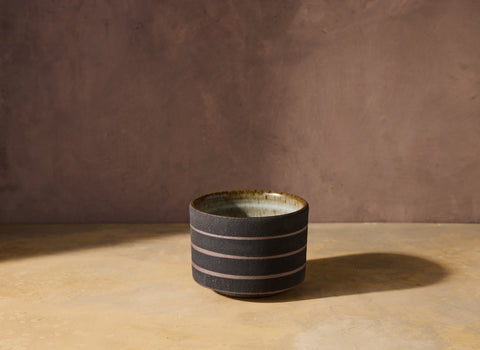 Black Rings Tea Bowl