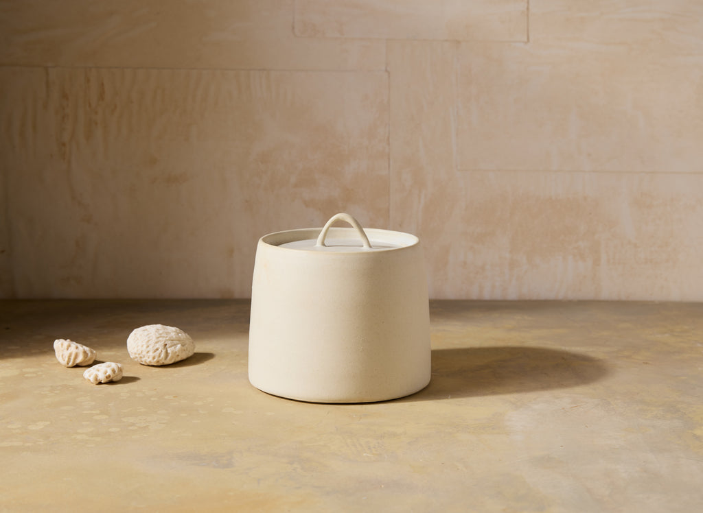 Matte Lidded Jar, Short