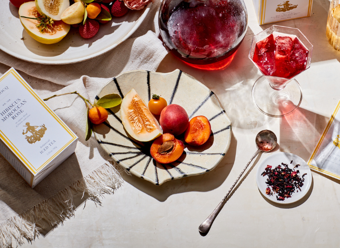 No. 128, Hibiscus Moroccan Rose, Iced Tea