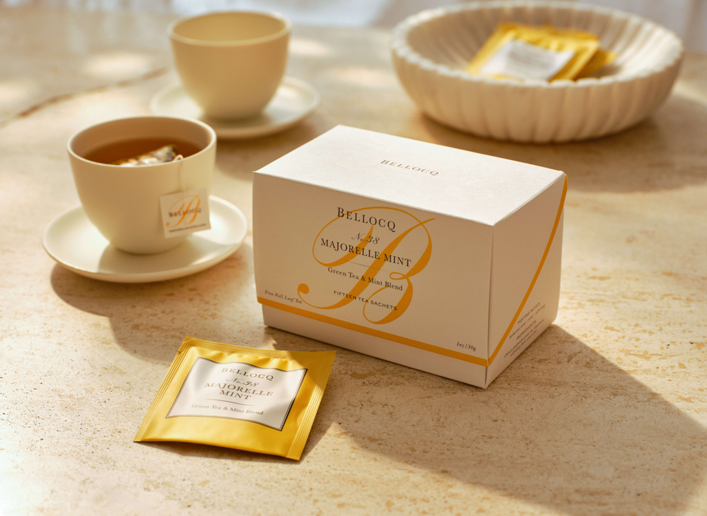 No. 38, Majorelle Mint, Tea Sachet Box | 15ct.
