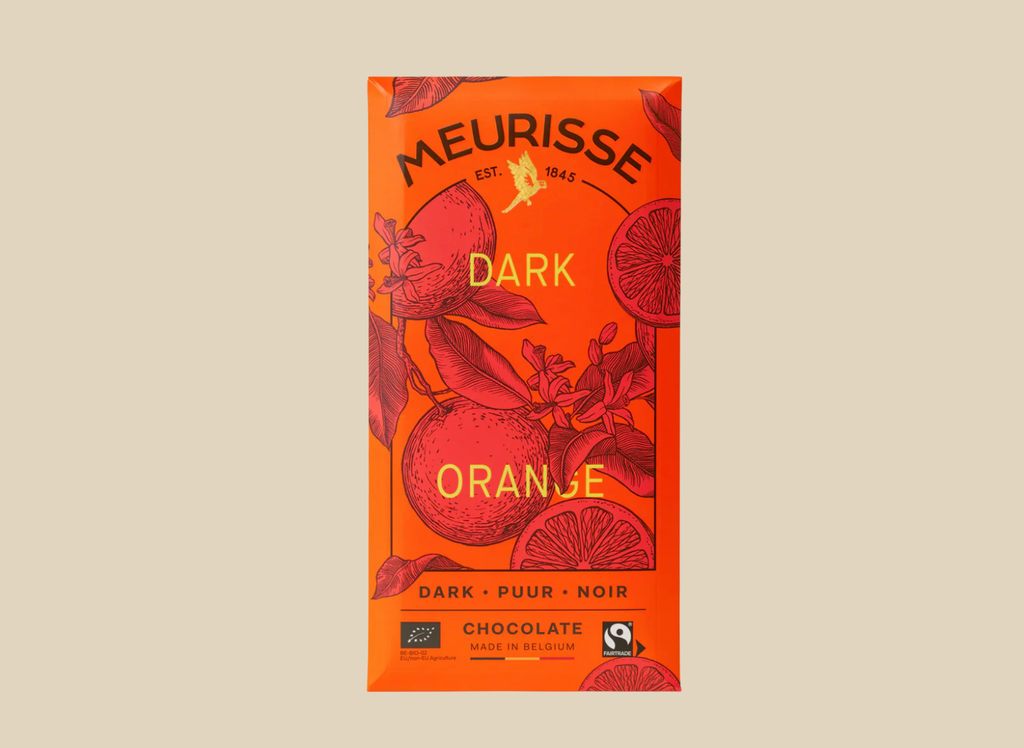 Meurisse Chocolate Bar, Dark Orange
