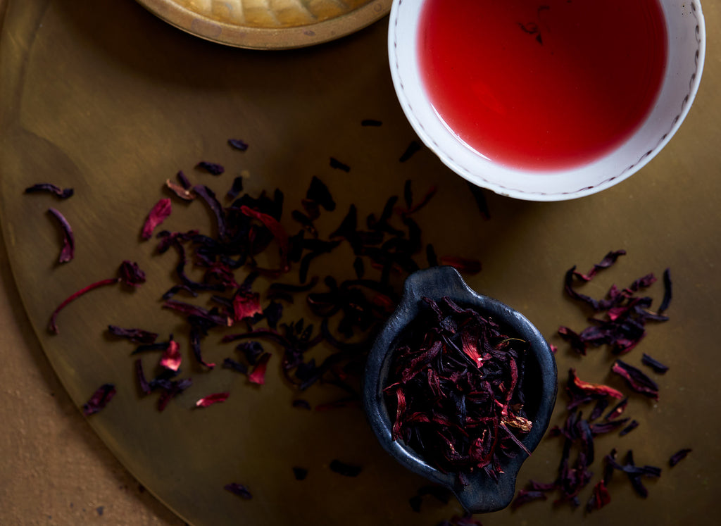 Shop loose leaf hibiscus tea from BELLOCQ. Our organic hibiscus tea is crafted from the dried crimson petals of the hibiscus flower. Free U.S. Shipping available.