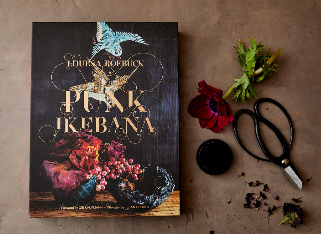 In 'Punk Ikebana', Louesa Roebuck composes stunning arrangements and installations that unite the cultural traditions and elegance of Japanese perspective.