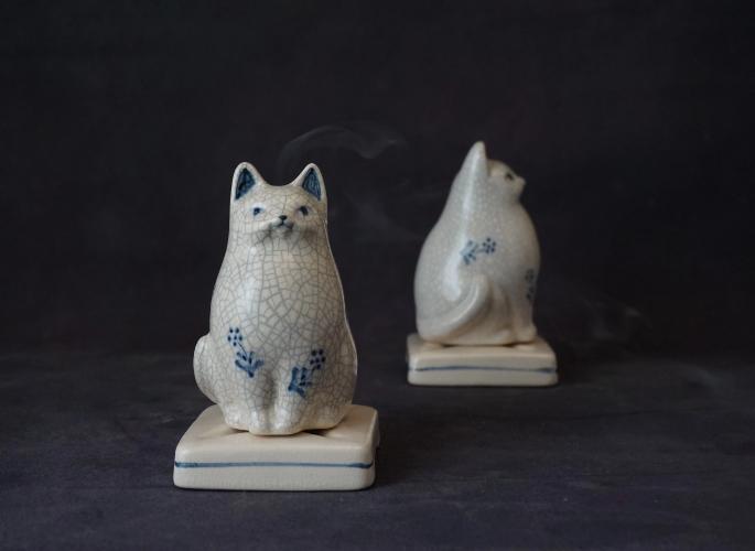 Cat Incense Holder