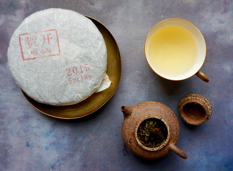 2015 He Kai Shan, Sheng (Raw), Early Spring Harvest
