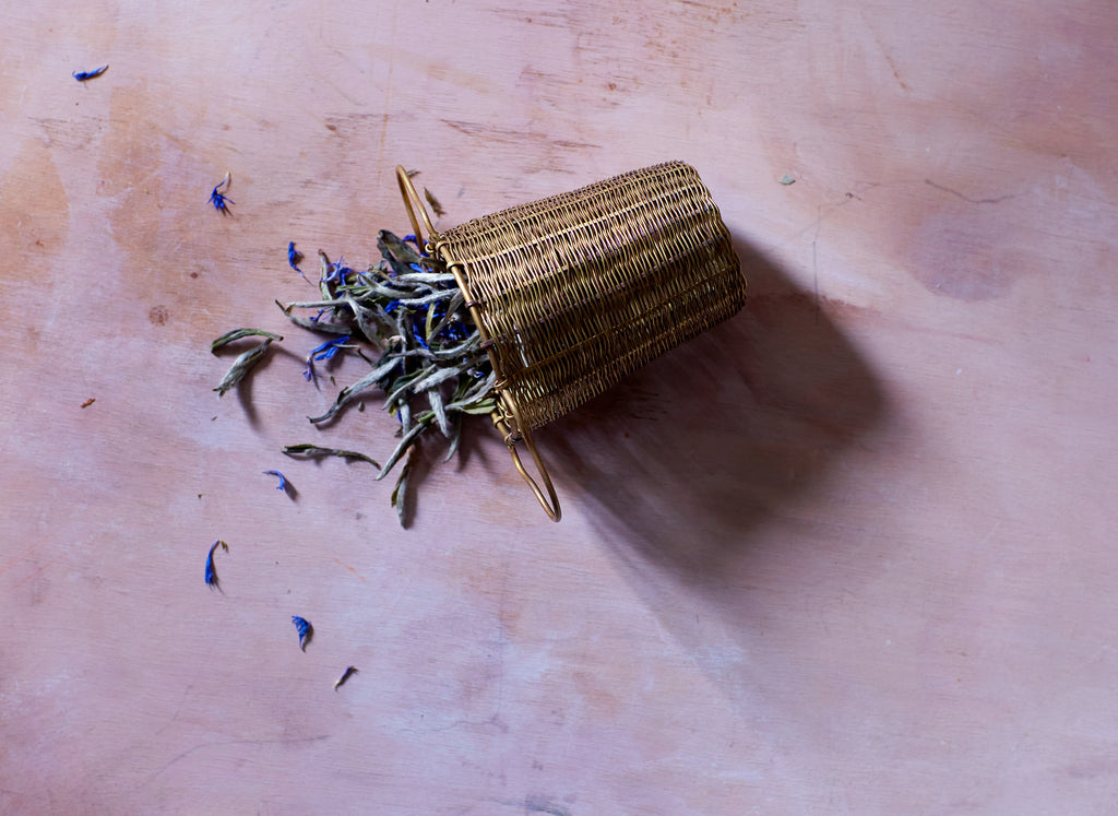 Our brass tea strainers are versatile and hand-crafted by metal artisans. Choose between petite and deep basket strainers from BELLOCQ.