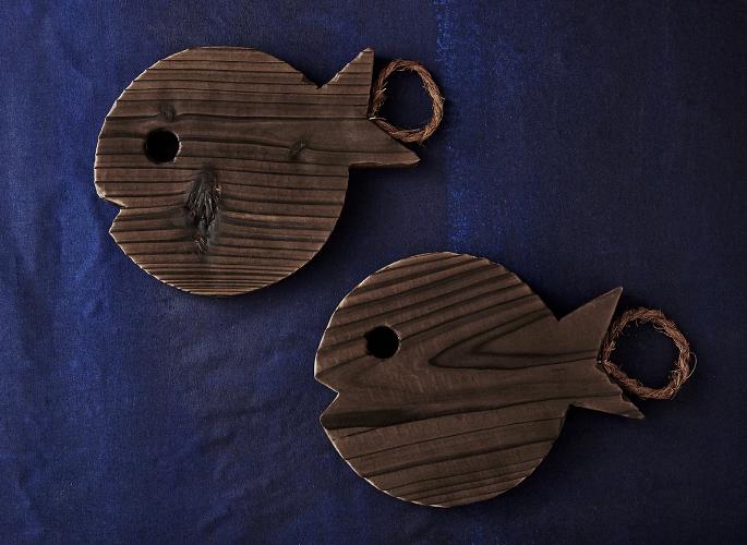 Wooden Sakana Trivet