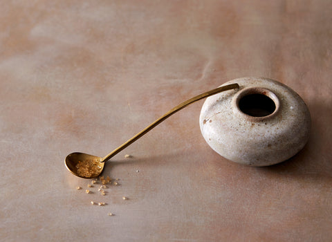 Japanese Brass Sugar Ladle