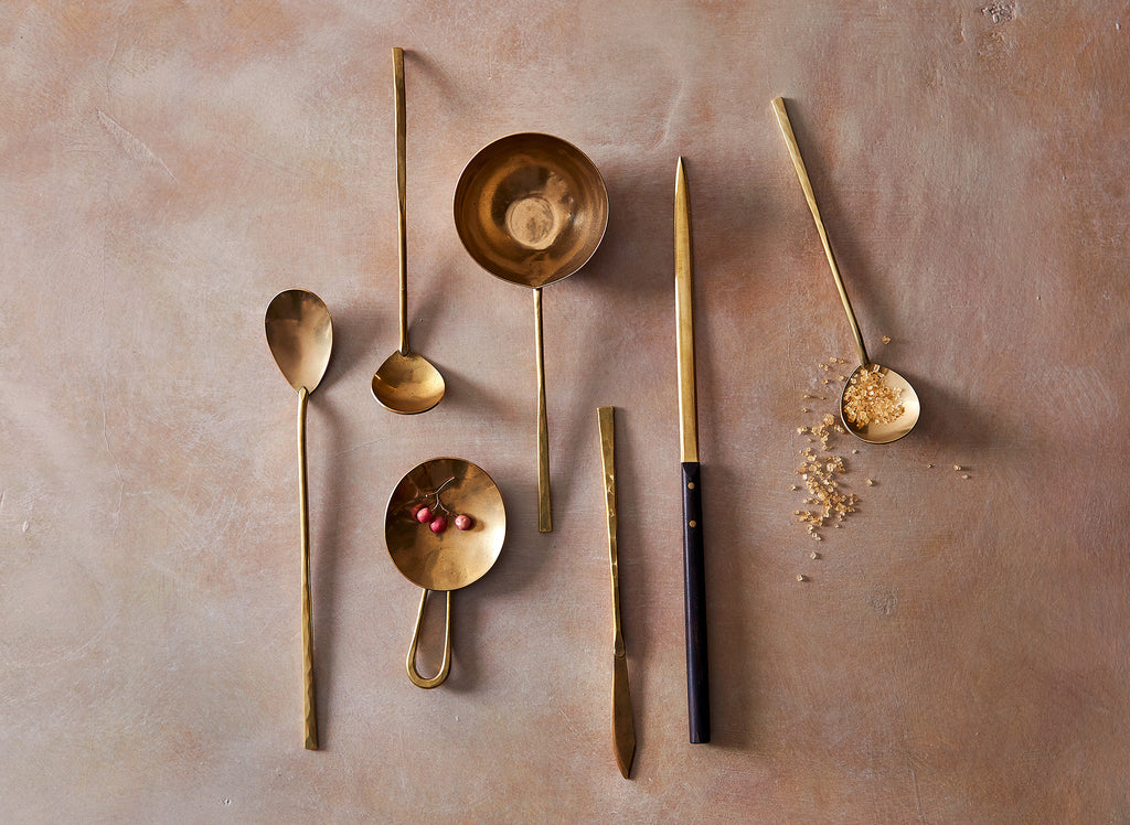 Japanese Brass Dessert Knife