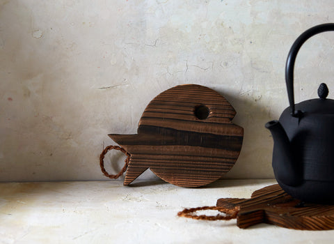 Wooden Sakana Trivet