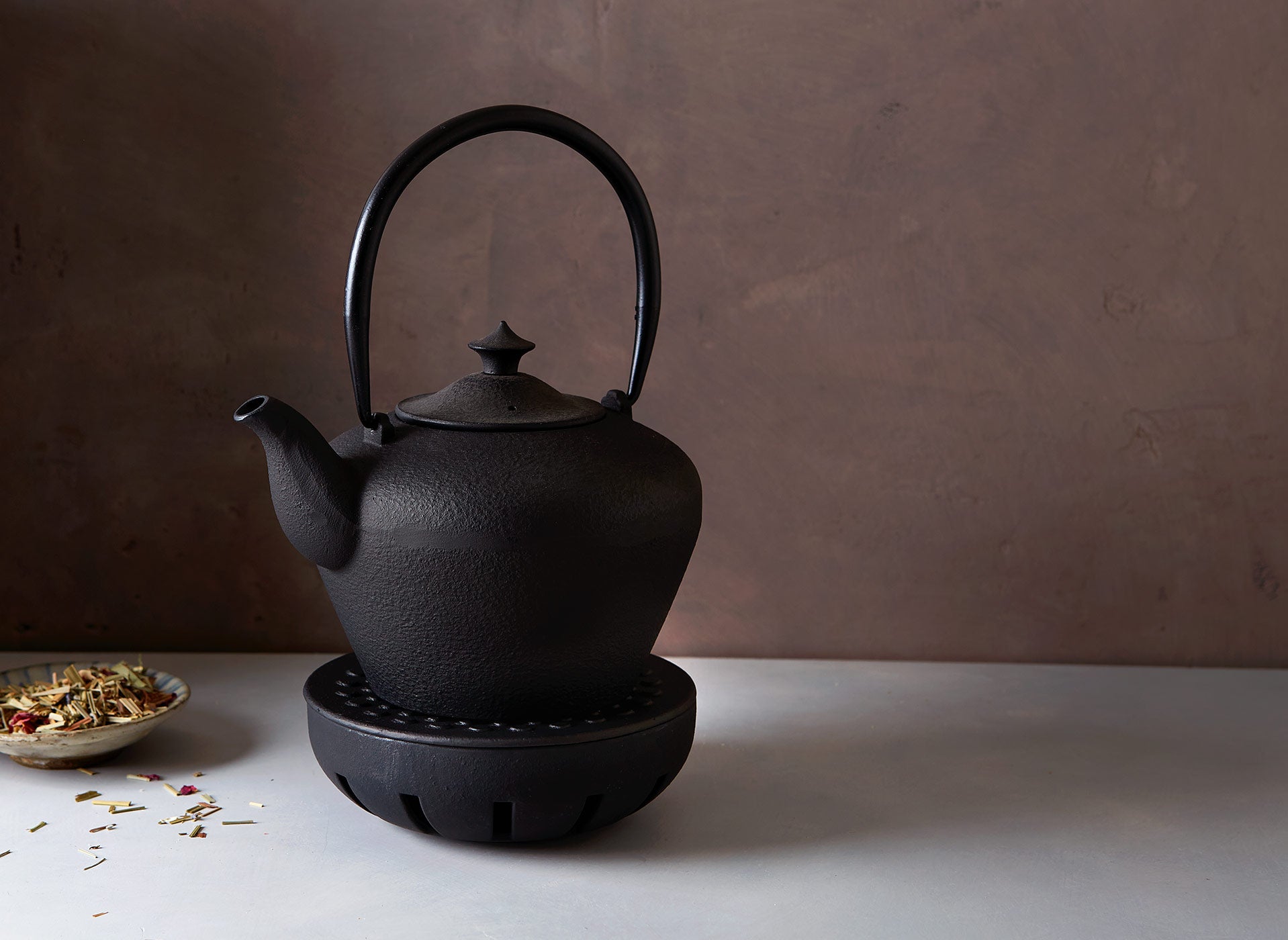 Cast Iron Flat Hailstone Teapot - KoboSeattle