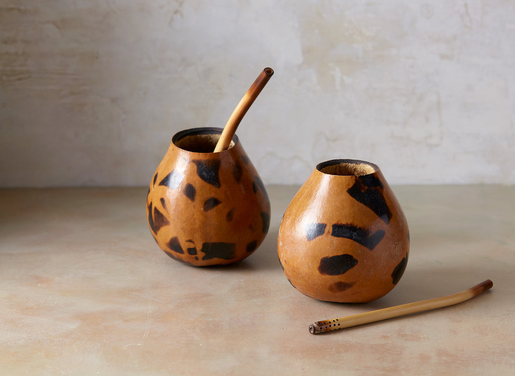Yerba Mate Gourd and Bombilla