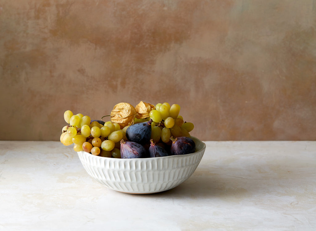 Carved Eggshell Morning Bowl