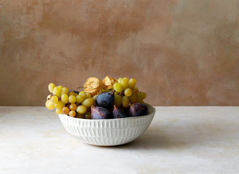 Carved Eggshell Morning Bowl