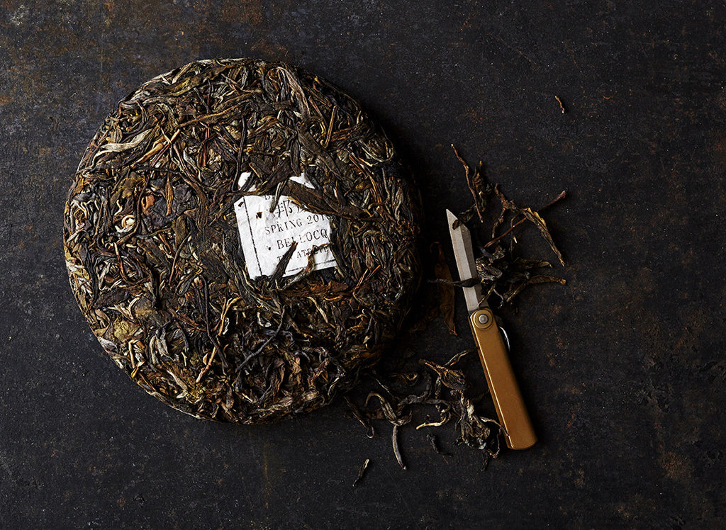 Shop our fine puerh tea knife for gently loosening tea leaves from a pressed puerh cake. Elevate the everyday with BELLOCQ. 